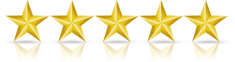 VisiSharp 5 star rating badge
